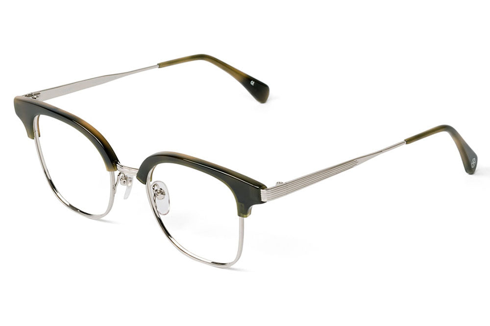 Kaleos Eyehunters - Burnham Eyeglasses Green Tortoise