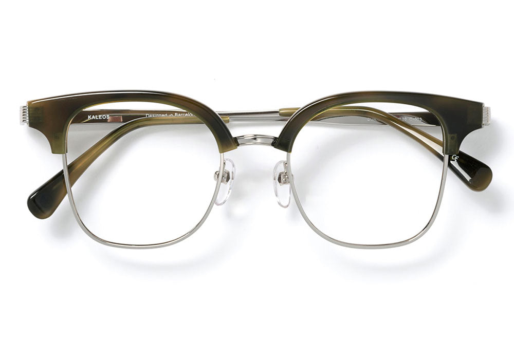 Kaleos Eyehunters - Burnham Eyeglasses Green Tortoise