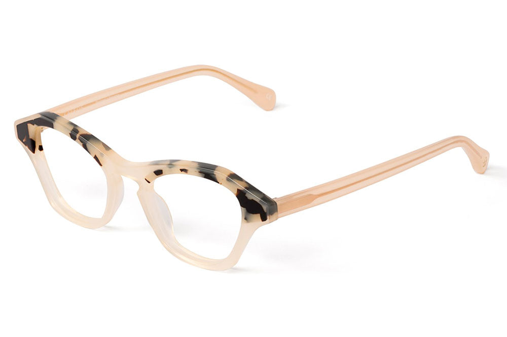 Kaleos Eyehunters - Crane Eyeglasses Translucent Pink