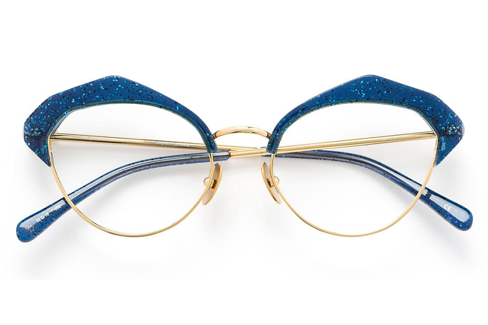 Kaleos Eyehunters - Fairchild Eyeglasses Glitter Blue