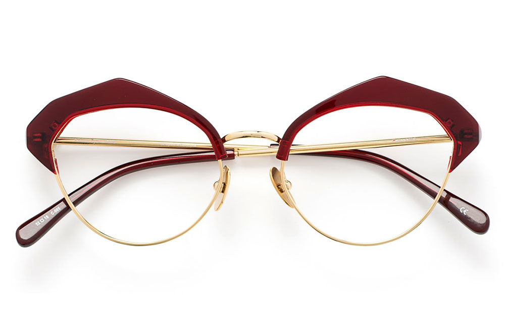 Kaleos Eyehunters - Fairchild Eyeglasses Burgundy