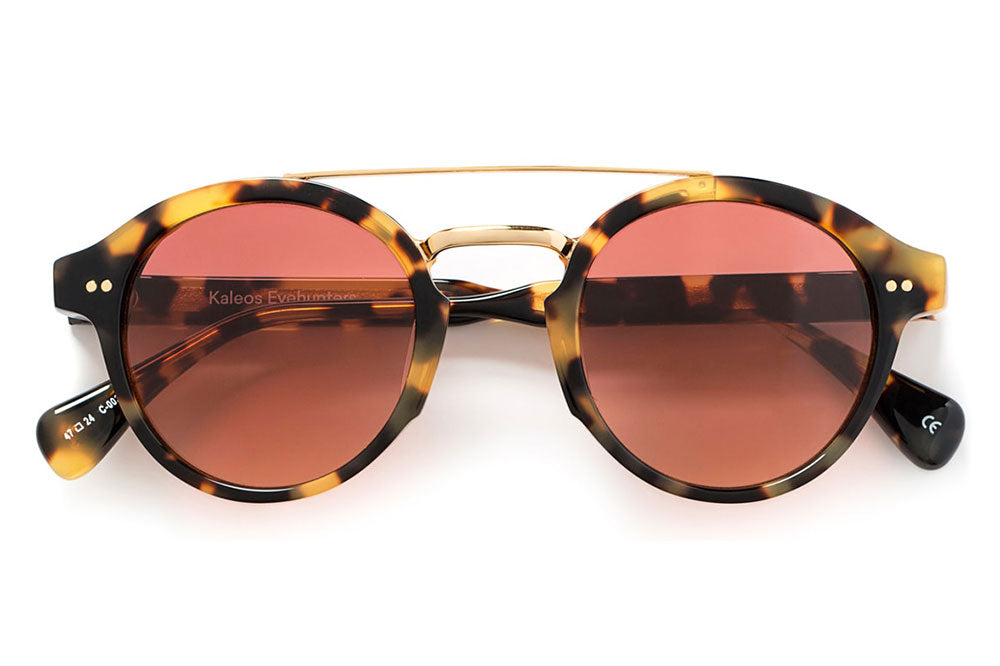 Kaleos Eyehunters - Gage Sunglasses Brown Tortoise/Gold
