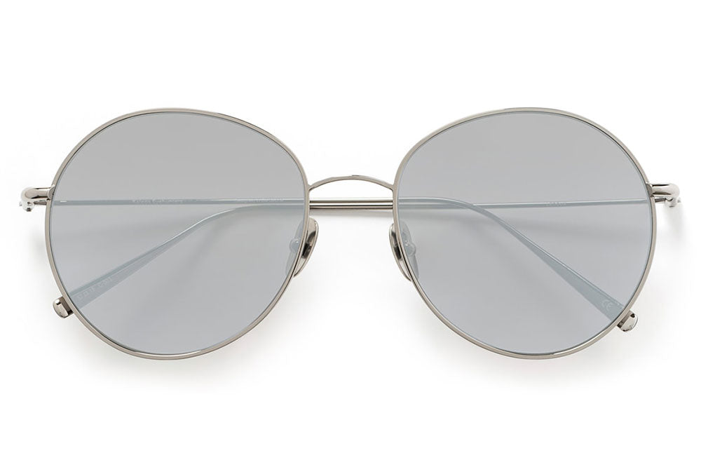 Kaleos Eyehunters - Ledoux Sunglasses Silver with Silver Mirror Lenses