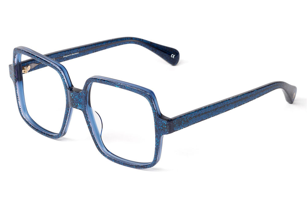 Kaleos Eyehunters - Slade Eyeglasses Blue Glitter