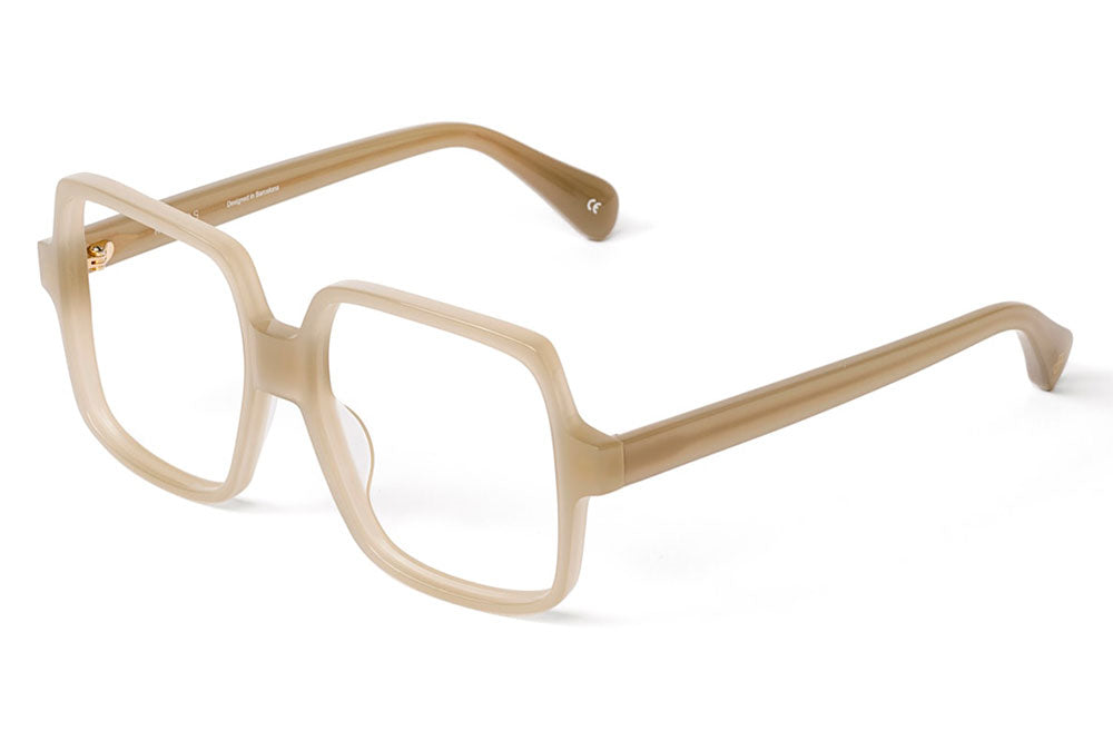 Kaleos Eyehunters - Slade Eyeglasses Translucent Taupe