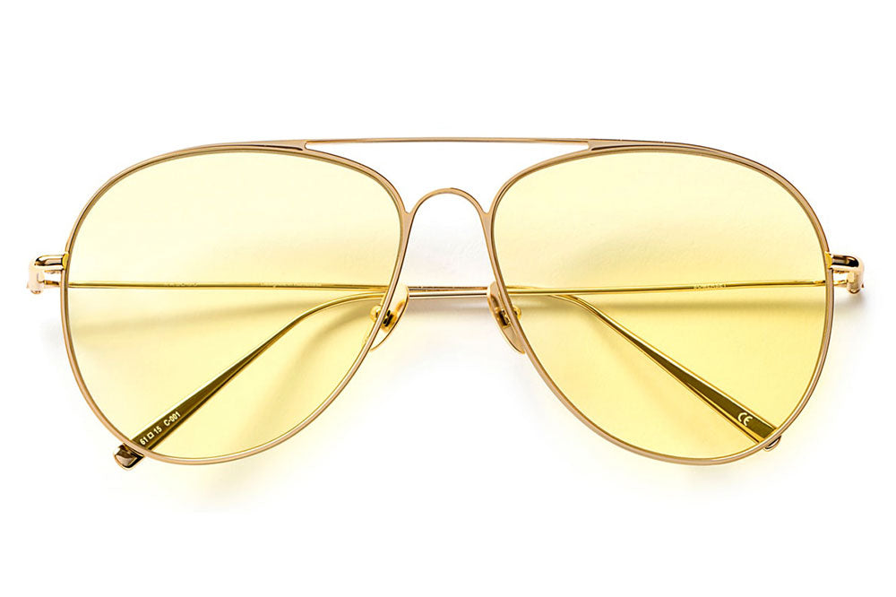 Kaleos Eyehunters - Somerset Sunglasses Gold with Yellow Lenses