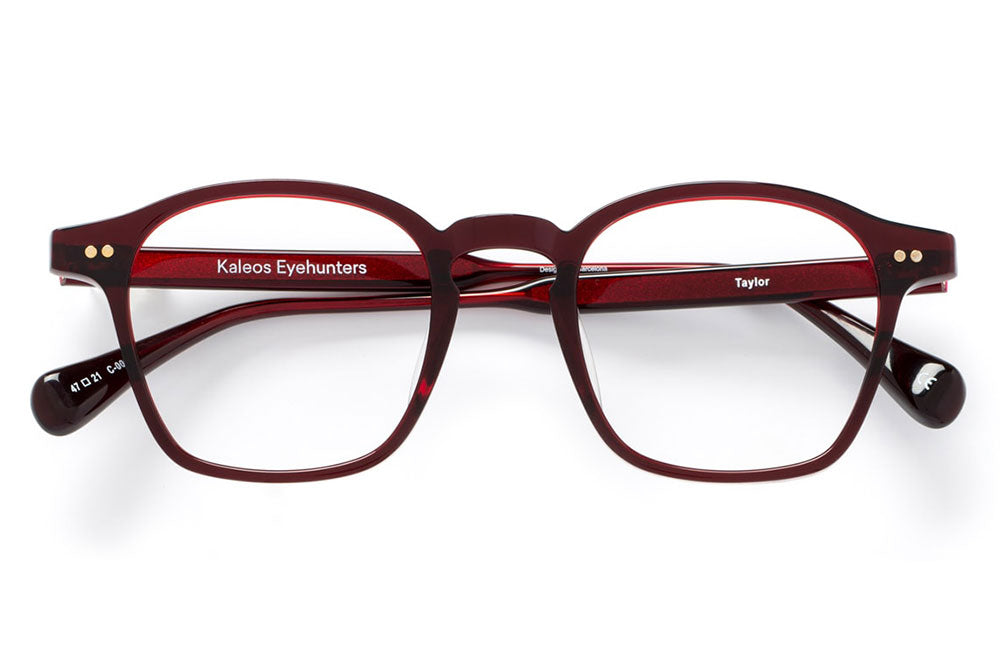 Kaleos Eyehunters - Taylor Eyeglasses Burgundy
