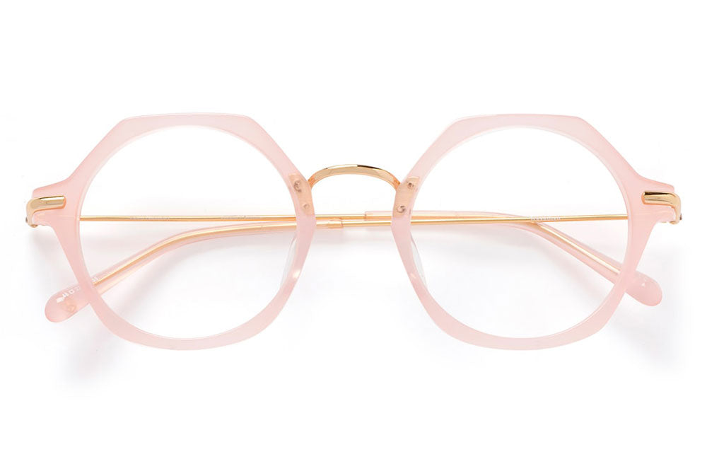 Kaleos Eyehunters - Trevethyn Eyeglasses Translucent Pink