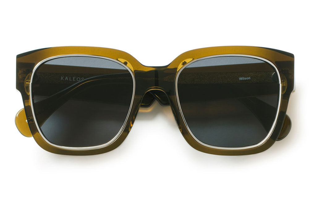 Kaleos Eyehunters - Wilson Sunglasses Transparent Olive