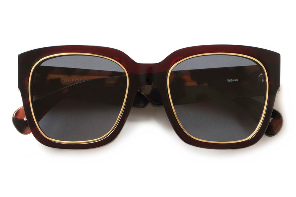 Kaleos Eyehunters - Wilson Sunglasses Dark Garnet