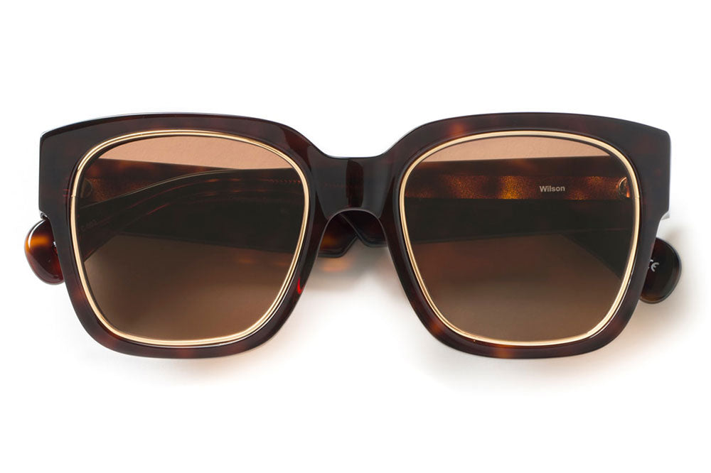 Kaleos Eyehunters - Wilson Sunglasses Dark Brown Tortoise