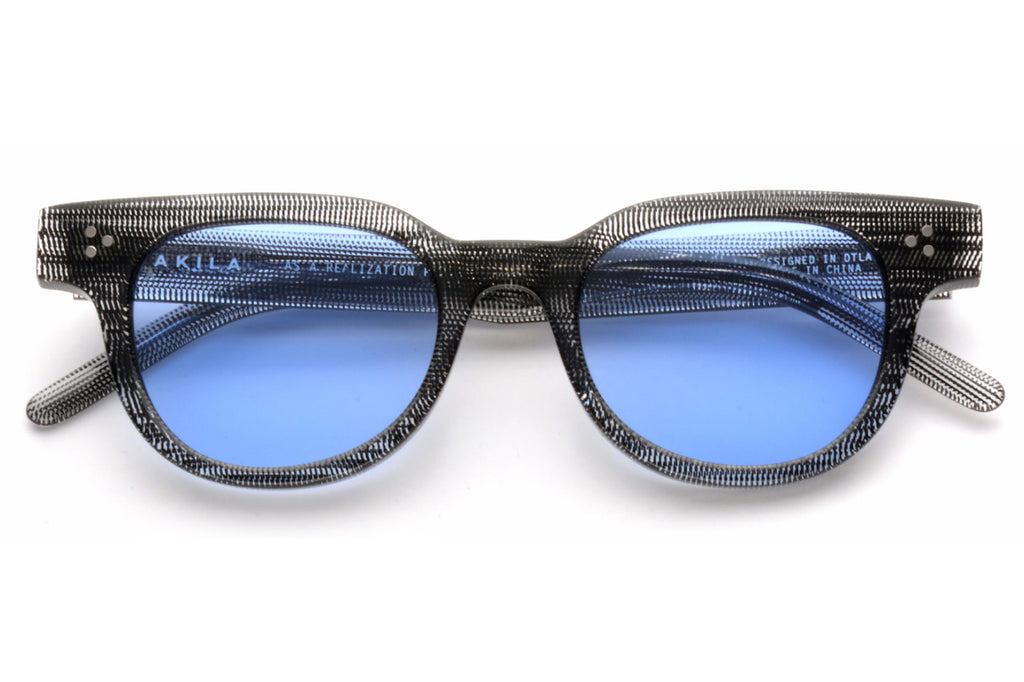 AKILA® Eyewear - Legacy Sunglasses Moire w/ Sky Blue Lenses