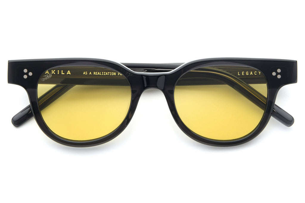 AKILA® Eyewear - Legacy Sunglasses Onyx w/ Yellow Lenses