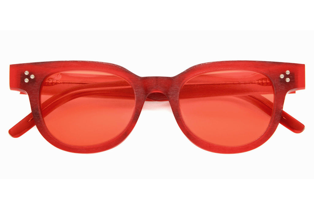 AKILA® Eyewear - Legacy Raw Sunglasses Raw Oxblood w/ Oxblood Lenses