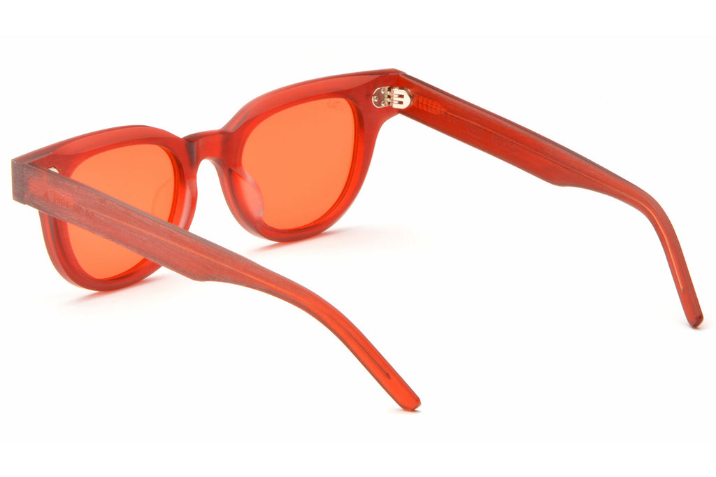 AKILA® Eyewear - Legacy Raw Sunglasses Raw Oxblood w/ Oxblood Lenses