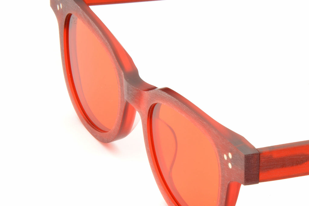 AKILA® Eyewear - Legacy Raw Sunglasses Raw Oxblood w/ Oxblood Lenses