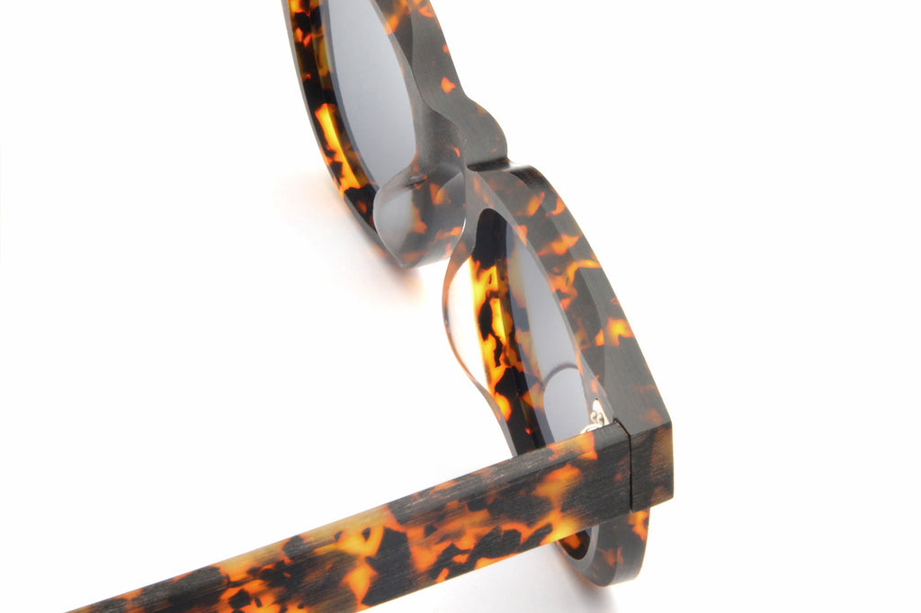 AKILA® Eyewear - Legacy Raw Sunglasses Raw Tortoise w/ Black Lenses