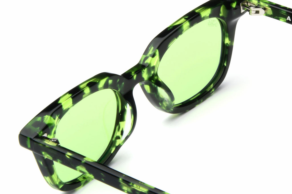 AKILA® Eyewear - Lo-Fi Sunglasses Green Tortoise w/ Apple Green Lenses