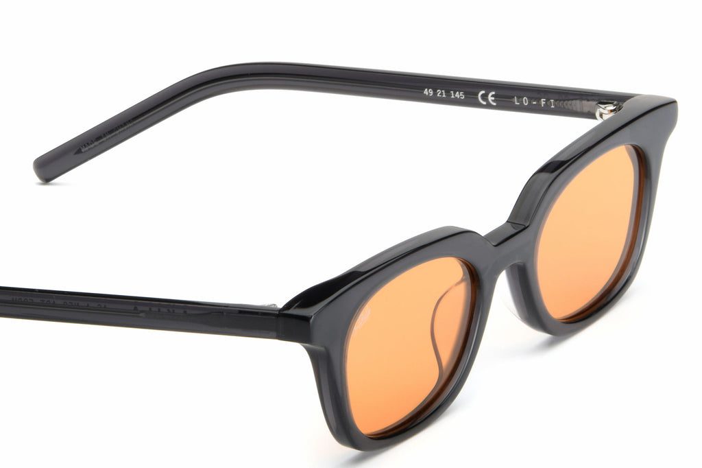 AKILA® Eyewear - Lo-Fi Sunglasses Onyx w/ Orange Lenses