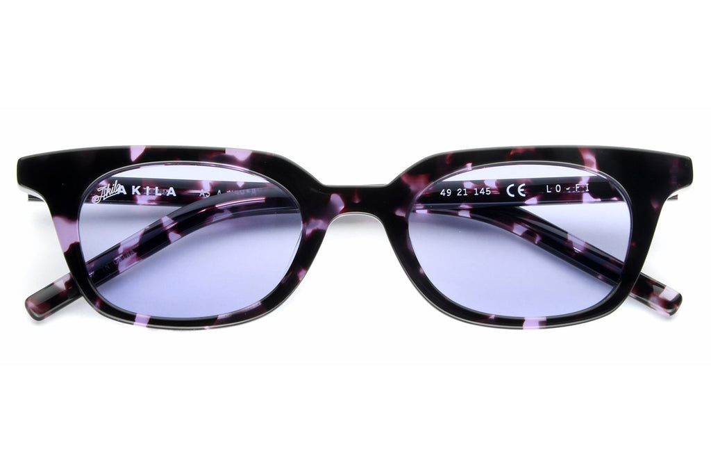 AKILA® Eyewear - Lo-Fi Sunglasses Violet Tortoise w/ Violet Lenses