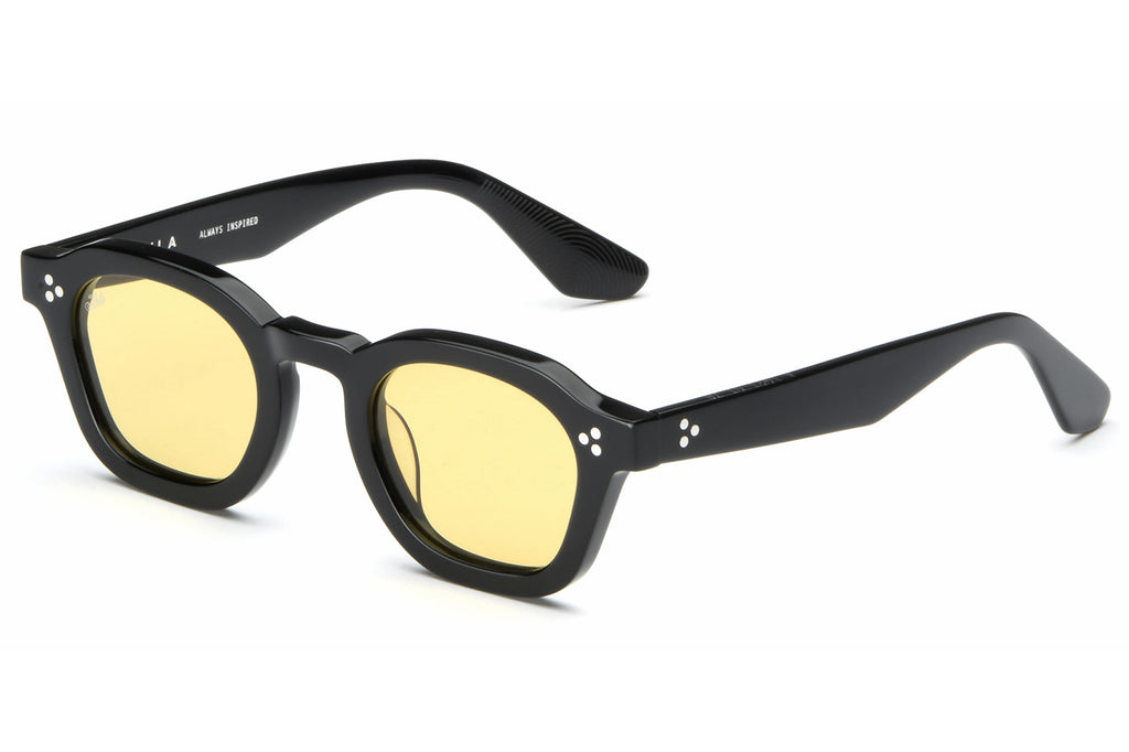 AKILA® Eyewear - Logos Sunglasses Black w/ Yellow Lenses
