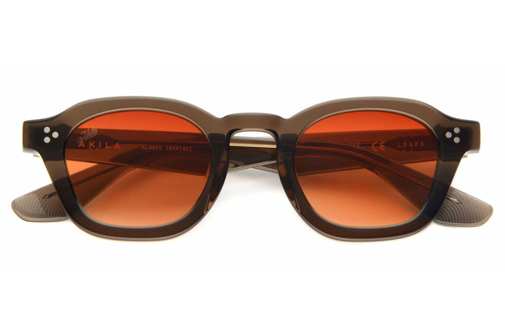 AKILA® Eyewear - Logos Sunglasses Umber w/ Gradient Amber Lenses