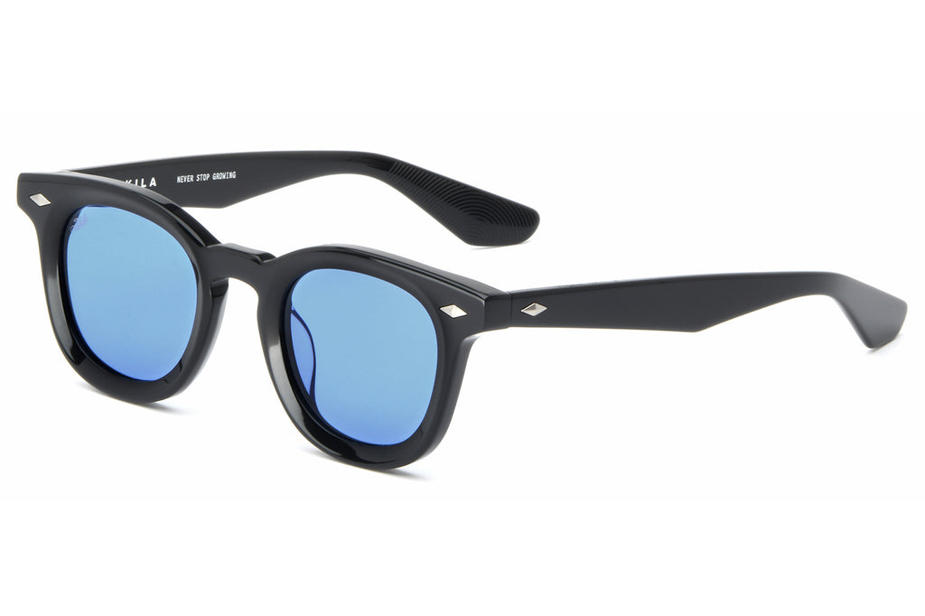 AKILA® Eyewear - Luna Sunglasses Black w/ Blue Lenses