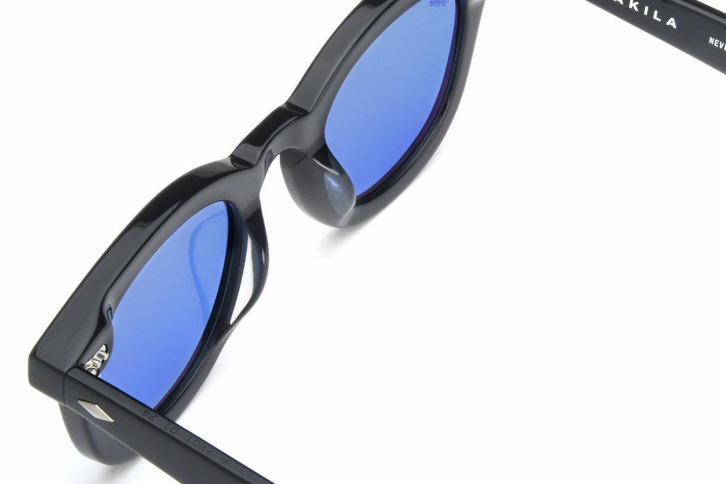 AKILA® Eyewear - Luna Sunglasses Black w/ Blue Lenses