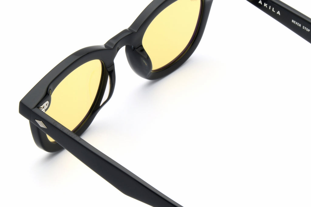 AKILA® Eyewear - Luna Sunglasses Black w/ Yellow Lenses