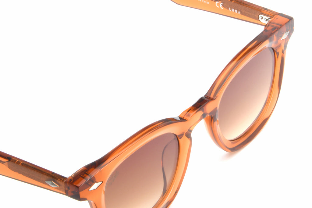 AKILA® Eyewear - Luna Sunglasses Burnt Orange w/ Gradient Amber Lenses