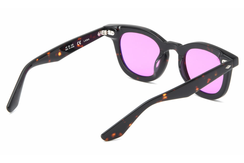 AKILA® Eyewear - Luna Sunglasses Dark Tortoise w/ Magenta Lenses