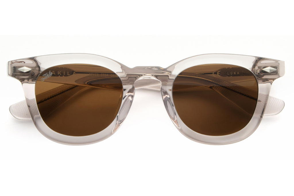 AKILA® Eyewear - Luna Sunglasses Grey w/ Brown Lenses