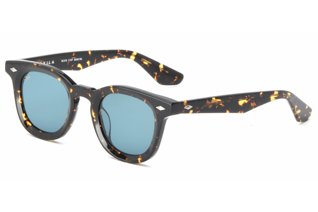 AKILA® Eyewear - Luna Sunglasses Tokyo Tortoise w/ Teal Lenses