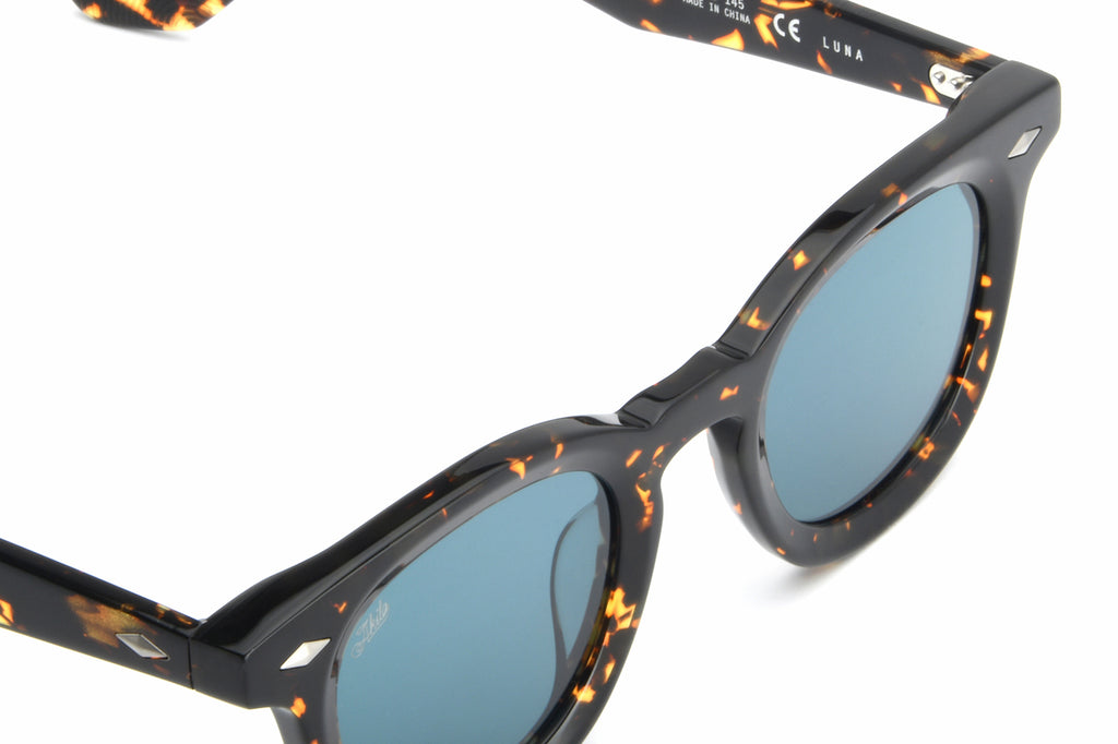 AKILA® Eyewear - Luna Sunglasses Tokyo Tortoise w/ Teal Lenses
