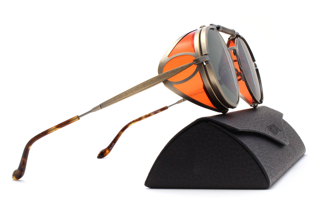 Matsuda - 2809H | Version 2.0 Sunglasses Antique Gold/Orange with G15 Lenses