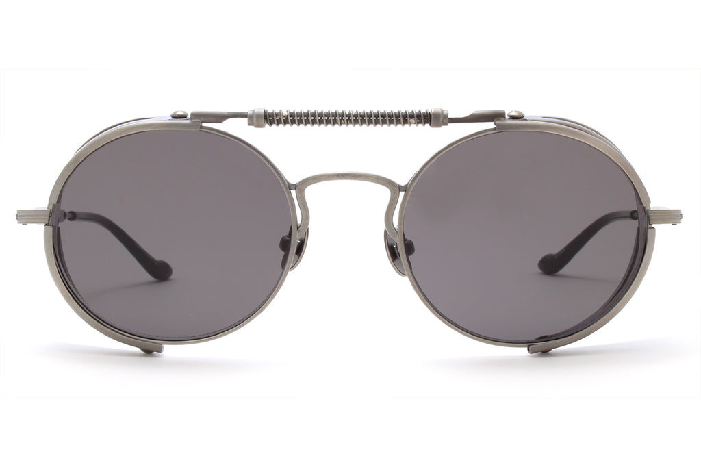 Matsuda - 2809H | Version 2.0 Sunglasses Antique Silver/Smoke with Grey Solid Lenses