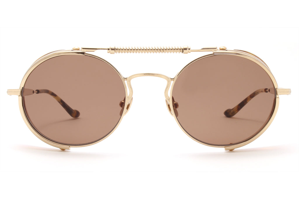 Matsuda - 2809H | Version 2.0 Sunglasses Brushed Gold/Demi with Brown Solid Lenses