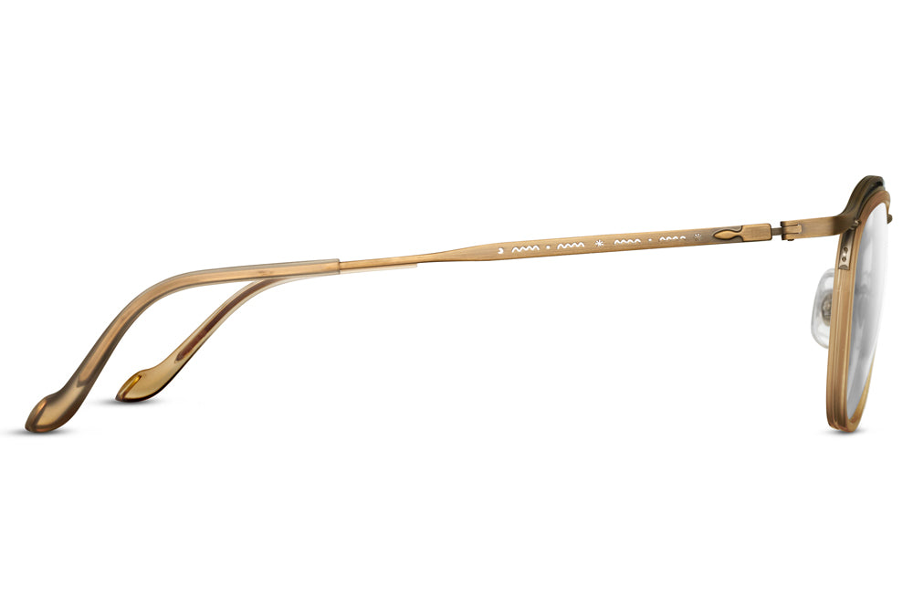 Matsuda Eyewear - M3092 Eyeglasses Antique Gold/Matte Caramel