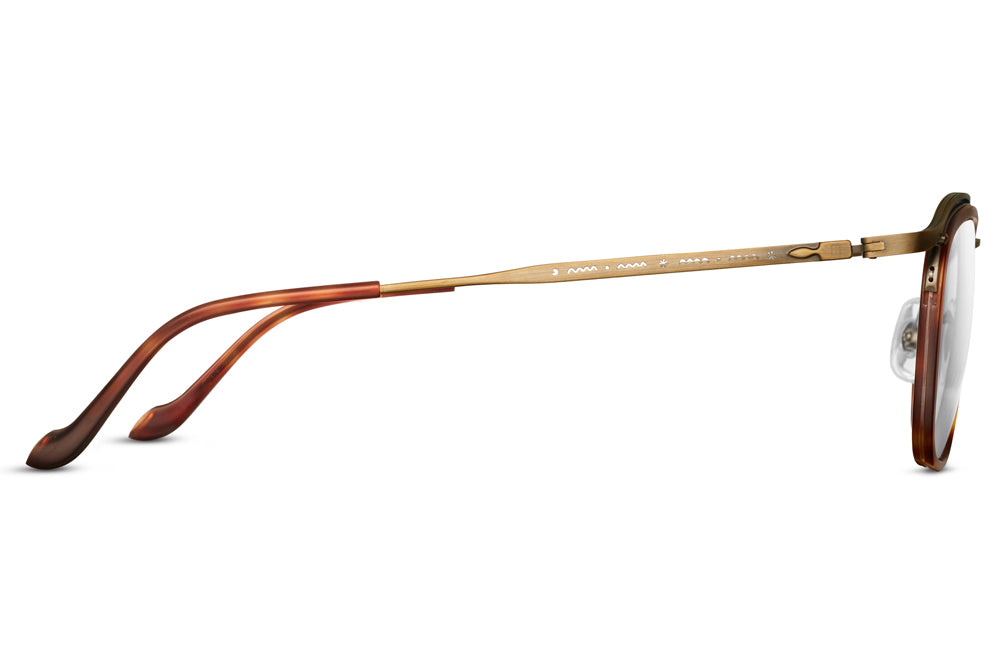 Matsuda Eyewear - M3092 Eyeglasses Antique Gold/Matte Dark Tortoise