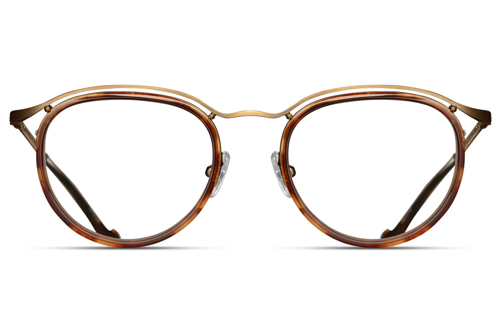 Matsuda Eyewear - M3093 Eyeglasses Antique Gold/Matte Dark Tortoise