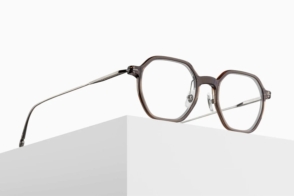 Matsuda - M2053 Eyeglasses Taupe - Antique Silver