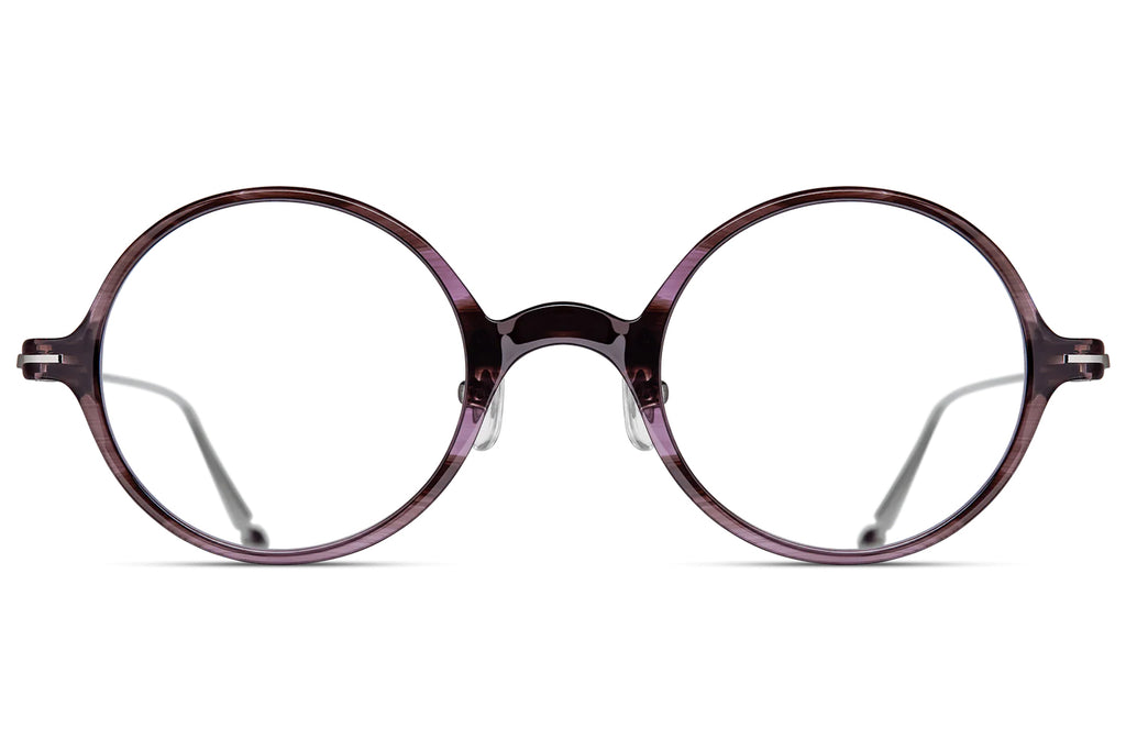 Matsuda - M2054 Eyeglasses Purple Stripe - Palladium White