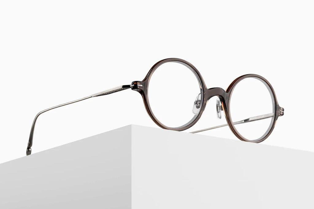 Matsuda - M2054 Eyeglasses Taupe - Antique Silver