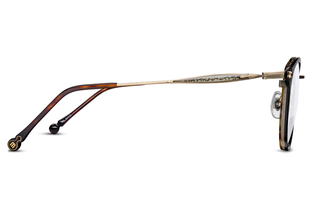 Matsuda - M3114 Eyeglasses Antique Gold - Black Tortoise