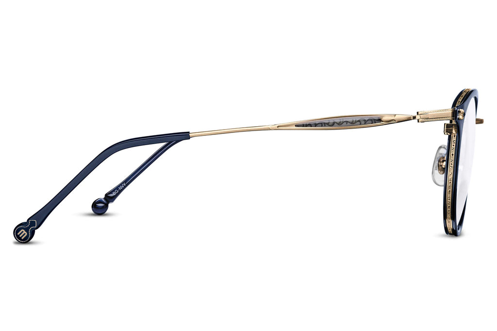 Matsuda - M3114 Eyeglasses Brushed Gold - Navy