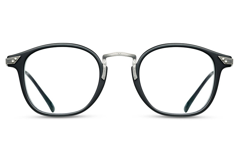 Matsuda - 2808H Eyeglasses  Matte Black - Antique Silver