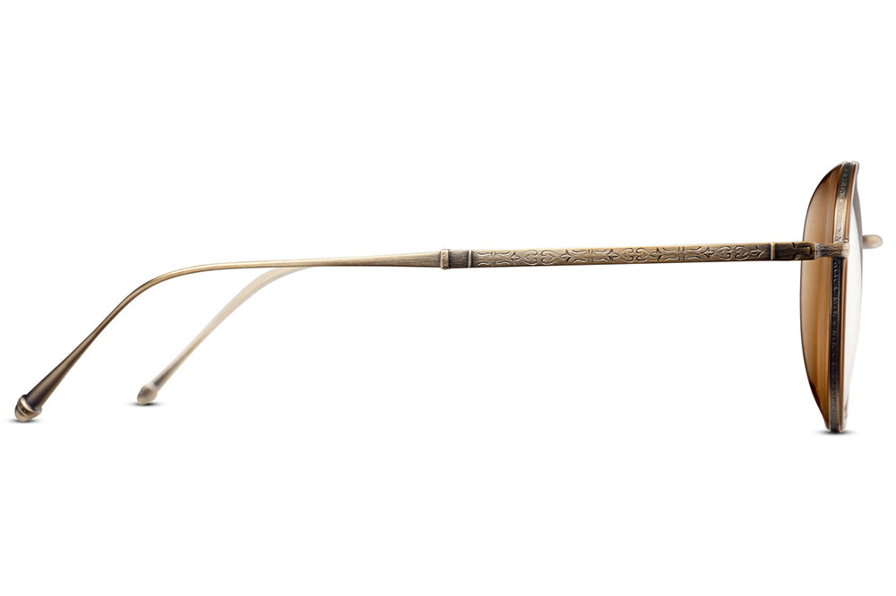Matsuda Eyeglasses - M3063 Antique Gold/Matte Taupe