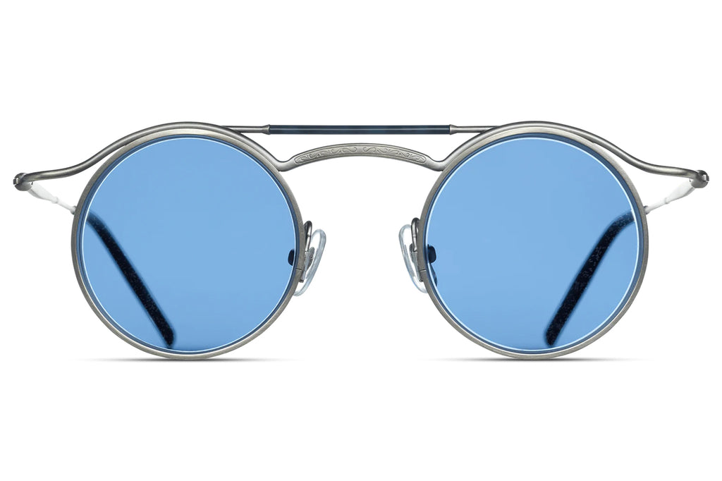 Matsuda - 2903H Sunglasses Antique Silver w/ Cobalt Blue