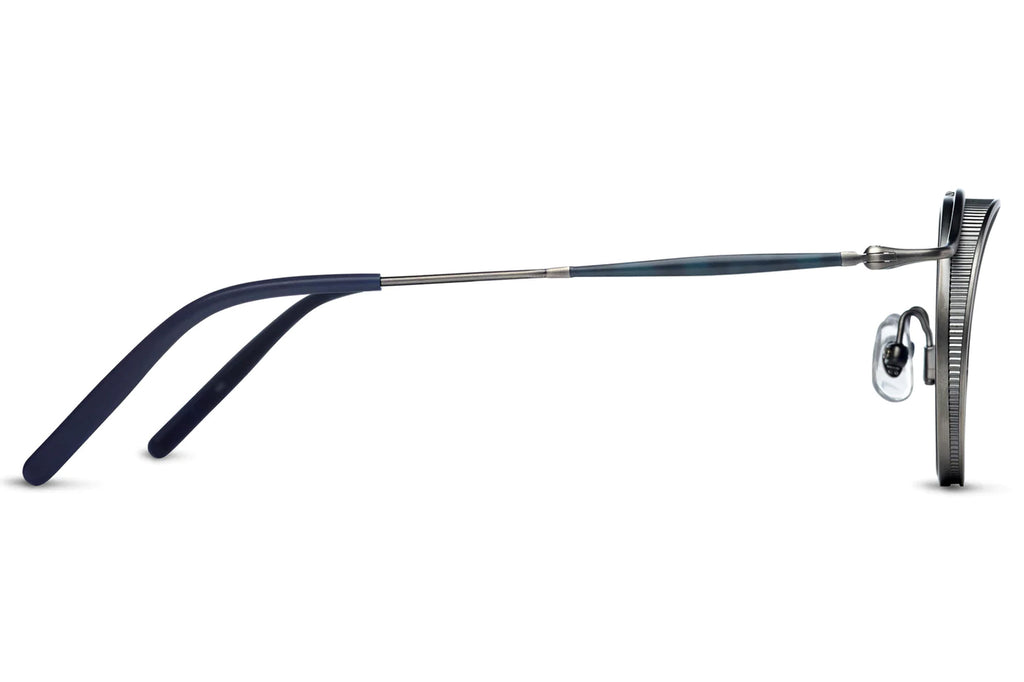Matsuda - 2903H Sunglasses Antique Silver w/ Cobalt Blue