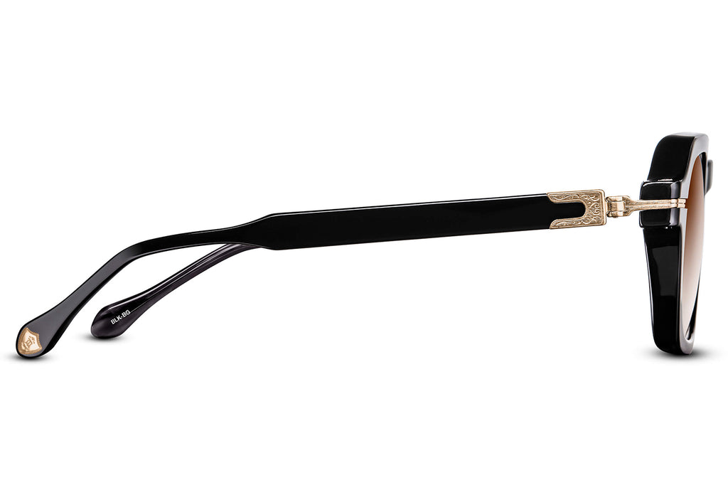Matsuda - M2055 Sunglasses Black / Brushed Gold